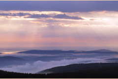 Blick vom Fichtelberg